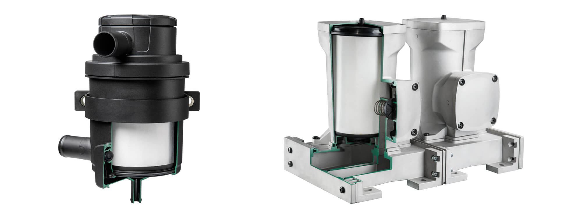 links: ProVent² 200, rechts: ProVent² 500