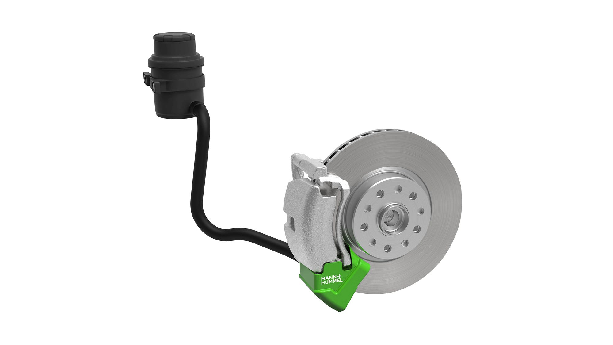 Active brake dust particle filter Active brake dust particle filter