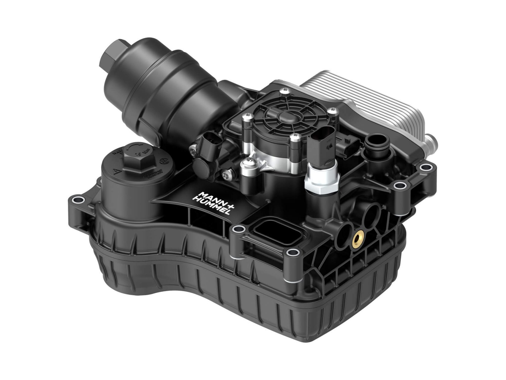 Oil filter system for e-axles and hybrid transmissions