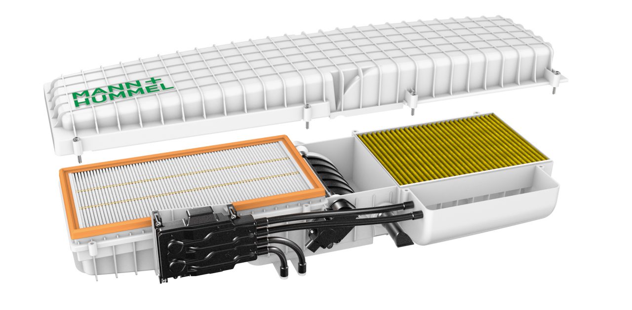 Smart cabin air filter system for truck 